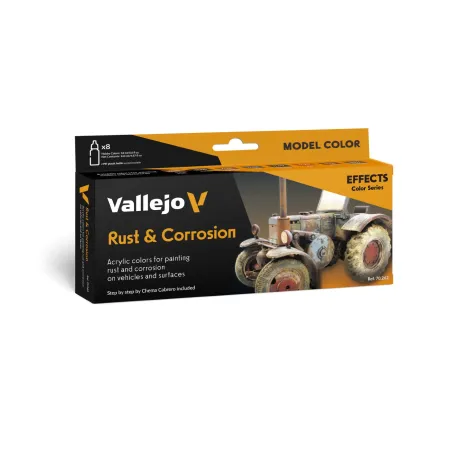 VALLEJO 70262 Effects Color Series 8 farb - Rust & Corrossion by Chema Cabrero