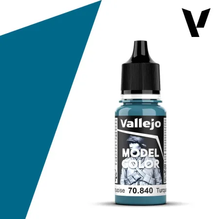 VALLEJO 70840 Model Color 070 - Light Turquoise - 18 ml