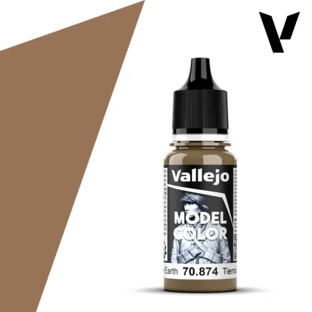 VALLEJO 70874 Model Color 141 - Tan Earth - 18 ml