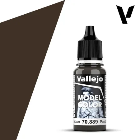 VALLEJO 70889 Model Color 130 - Olive Brown - 18 ml