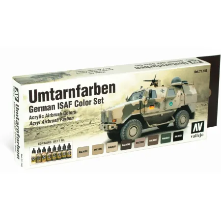 VALLEJO 71159 Model Air Zestaw 8 farb - Umtarnfarben
