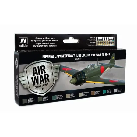 VALLEJO 71169 Zestaw Air War 8 farb - Imperial Japanese Navy (IJN) Colors