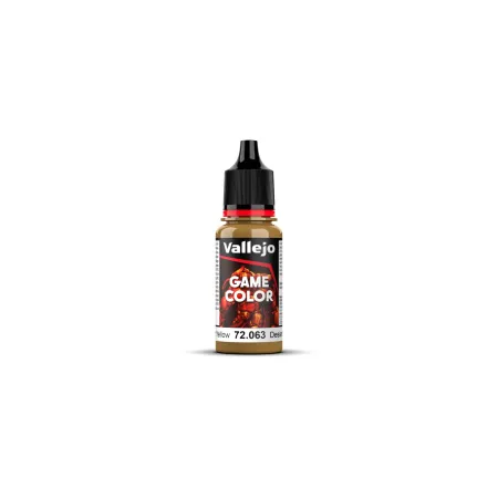 VALLEJO 72063 Game Color 18 ml Desert Yellow