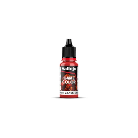 VALLEJO 72106 Game Color 18 ml Scarlet Blood