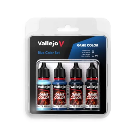 VALLEJO 72376 Game Color Zestaw 4 farb - Blue Color