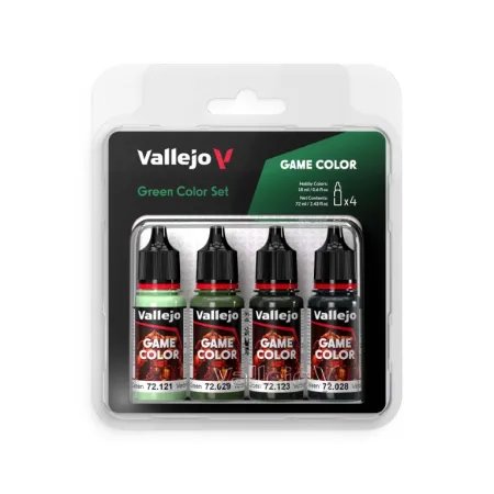 VALLEJO 72384 Game Color Zestaw 4 farb - Green Color