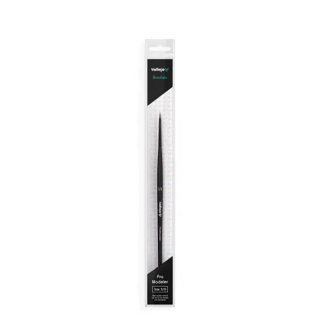 VALLEJO B01030 - Pędzel - Pro Modeler - Natural Hair Round No. 3/0