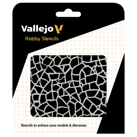 VALLEJO ST-CAM003 Szablon Giraffe Camo WWII, 1:32