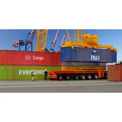 KIBRI 10922 H0 Kontenery 40st. 6 szt.