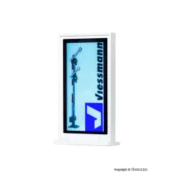 VIESSMANN 1394 H0 Panel reklamowy LCD 160x80 px - główny