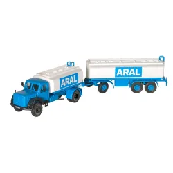 KIBRI 14663 H0 Magirus Deutz AK 230D 16 AK cysterna Aral z przyczepą