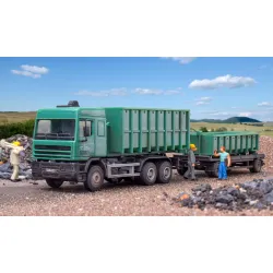 KIBRI 15211 H0 DAF hakowiec z przyczepą