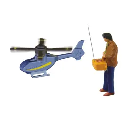 VIESSMANN 1563 H0 Ruchoma figurka - Modelarz z helikopterem