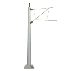 VIESSMANN 4108 H0 Maszt betonowy 98 mm z krótkim wysięgnikiem