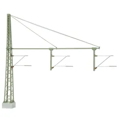 VIESSMANN 4161 H0 Maszt kratownicowy z odciągiem na 3 tory
