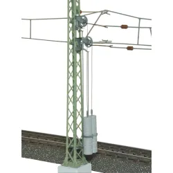 VIESSMANN 4164 H0 Maszt trakcji elektrycznej 115 mm z naciągiem