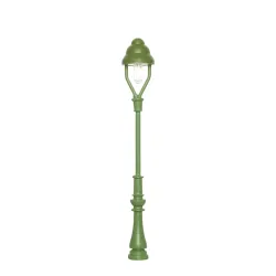 VIESSMANN 6011 H0 Latarnia parkowa gazowa, Led białe ciepłe, 56 mm