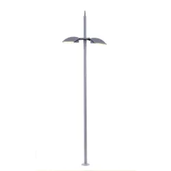 VIESSMANN 6034 H0 Latarnia uliczna podwójna, Led białe, 110 mm