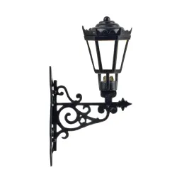 VIESSMANN 6074 H0 Parkowa lampa ścienna, Led białe ciepłe