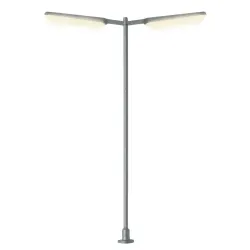 VIESSMANN 6099 H0 Latarnia uliczna dwuramienna Led 87 mm