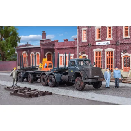 KIBRI 14054 H0 Magirus Deutz 230D 26AK z przyczepą