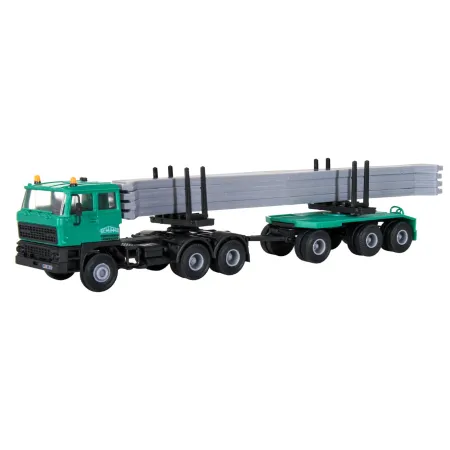 KIBRI 15209 H0 Ciągnik siodłowy DAF FT2800 DFS z przyczepą i ładunkiem