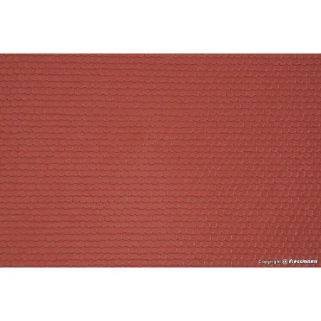 KIBRI 34140 H0 Płytka modelarska 20x12 cm - Dachówka ogon bobra