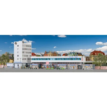 KIBRI 39514 H0 Dworzec kolejowy Kehl z oświetleniem LED