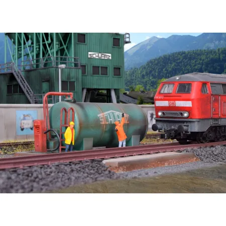 KIBRI 39932 H0 Stacja paliw Schwarz