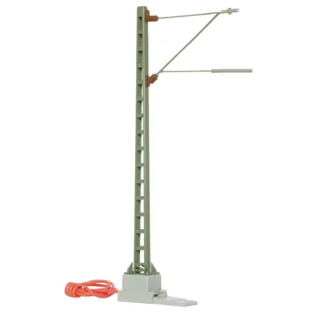 VIESSMANN 4111 H0 Maszt sieci trakcyjnej 99 mm z podłączeniem zasilania