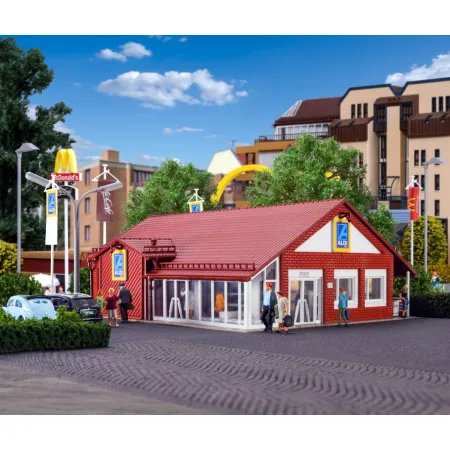 VOLLMER 43658 H0 Supermarket ALDI-Süd