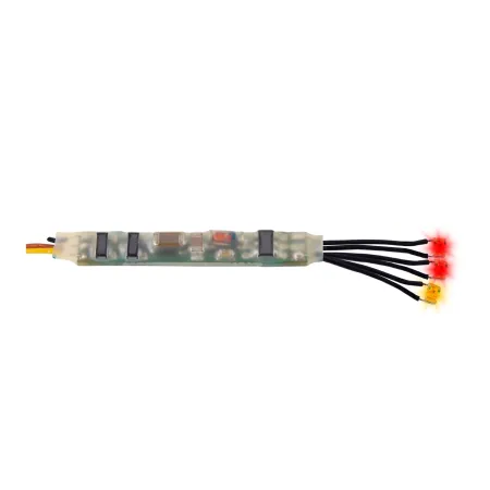 VIESSMANN 5273 H0 Błyskający moduł Led czerwony / żółty do ogniska