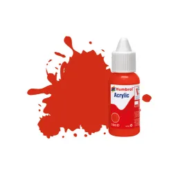 HUMBROL DB0174 Farba akrylowa 14 ml - 174 Signal Red - Satin