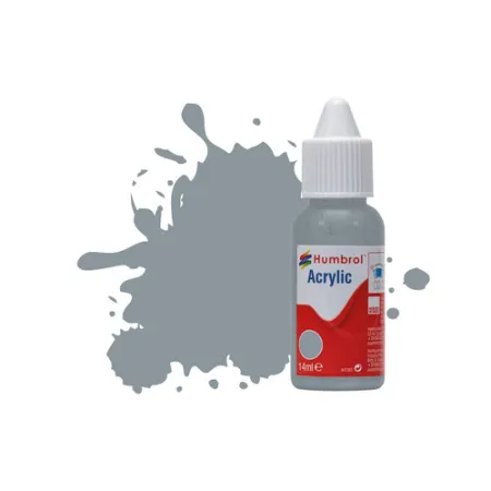 HUMBROL DB0087 Farba akrylowa 14 ml - 087 Steel Grey - Matt