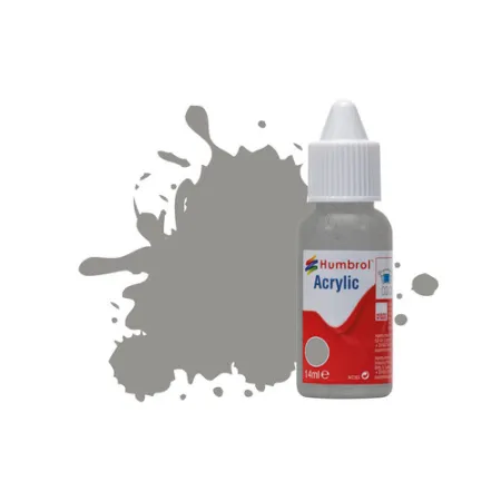 HUMBROL DB0126 Farba akrylowa 14 ml - 126 US Medium Grey - Matt