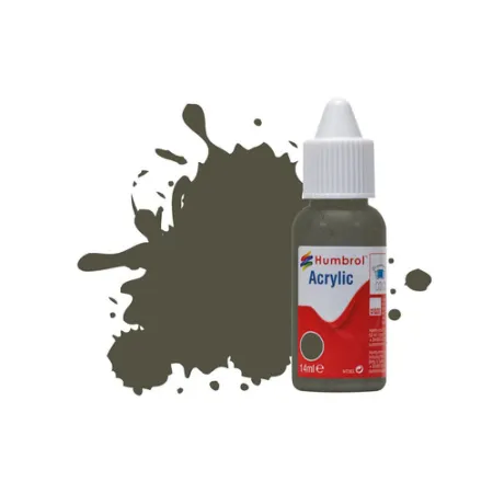 HUMBROL DB0253 Farba akrylowa 14 ml - 253 RLM 83 Dunkel-Grun - Matt